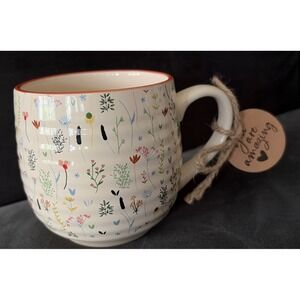 New! Floral 'You Make The World A Brighter Place Christian Mug Coffee Cup bible